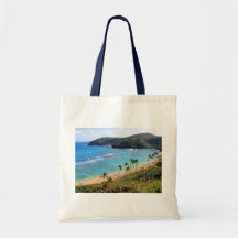 Hanauma Bay, Honolulu, Oahu, Hawaii View Canvas Bag