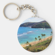 Hanauma Bay, Honolulu, Oahu, Hawaii View Key Chains