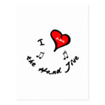 Hand Jive Items - I Heart the Hand Jive Postcard