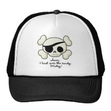 Hand Over The Candy Pirate Trucker Hats