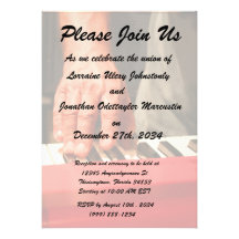hand playing red keyboard male musician custom announcements