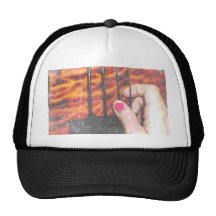hand plucking four string bass grunge hats