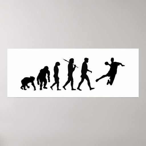 Handball Huge Poster - handball evolution of sport