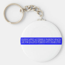 HANDICAP PARKING 4 KEYCHAINS