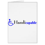 Handicapable (Wheelchair) Greeting Card