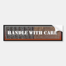 Handle with Care Bumper Stickers