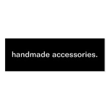 Handmade Accessories Business Card