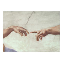 Hands of God and Adam posters