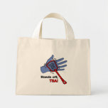 Hands Off, TSA! Tiny Tote Bag bags