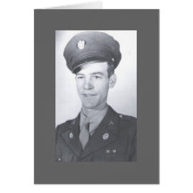Handsome Soldier Greeting Card