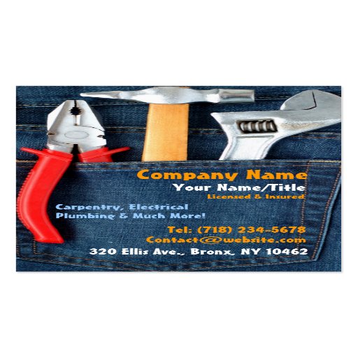 Handyman Business Card