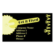 Handyman Business Card Templates