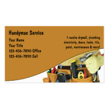 Handyman Business Cards