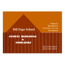 Handyman Remodeling Contractors Business Card