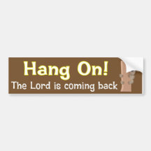 Hang on koala Christian design Bumper Stickers