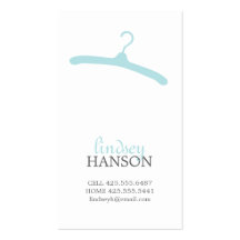 Hanger Calling Card Business Card Templates