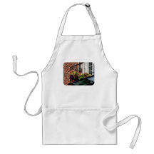 Hanging Baskets on Fire Escape Aprons
