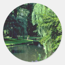 Hanging Gardens Round Sticker