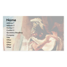 Hannibal Looks At The Head Of Hasdrubal Cycle Business Card Templates