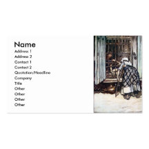 Hansel Caged by the Witch Business Card Template