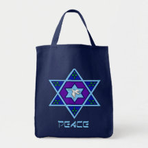 Hanukkah Peace Art Tote Bag