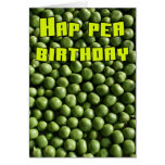 Hap Pea Birthday Greeting Card