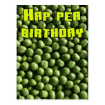 Hap Pea Birthday Post Cards