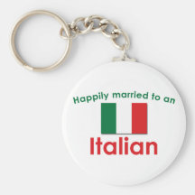 Happily Married Italian Key Chain