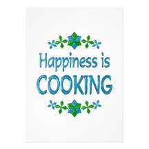 Happiness is Cooking Custom Invites