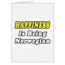 Happiness...Norwegian Card
