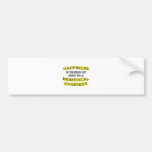 Happiness .. Waking Up .. Biomedical Engineer Bumper Stickers
