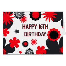 Happy 16th Birthday Card