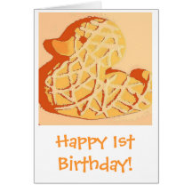 Happy 1st  Birthday Cards