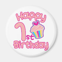 Happy 1st Birthday! Magnets