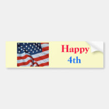 happy 4th bumper stickers