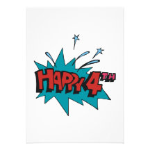 Happy 4th custom invite