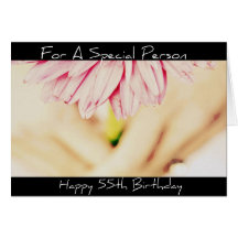 Happy 55th Birthday Card