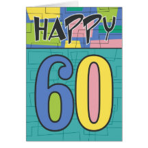 Happy 60th Birthday Card