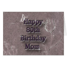 Happy 80th Birthday Greeting Card