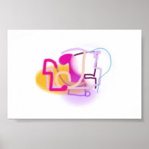 Happy and Lucky Art That Agrees with You Poster