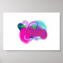 Happy and Lucky Art That Agrees with You Poster