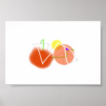 Happy and Lucky Art That Agrees with You Print