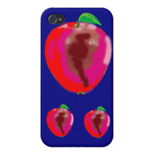 happy apple iPhone 4/4S case