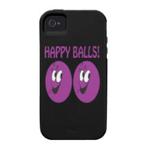 Happy Balls iPhone 4/4S Case