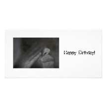 Happy birthday.1 photo greeting card
