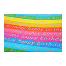 Happy Birthday Background Gallery Wrap Canvas