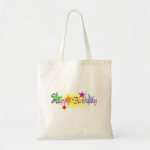 Happy Birthday Canvas Bag