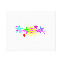 Happy Birthday Canvas Print