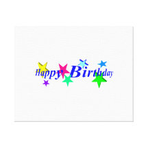 Happy Birthday Canvas Print
