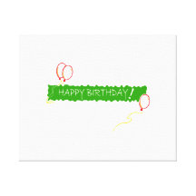 Happy Birthday Canvas Print